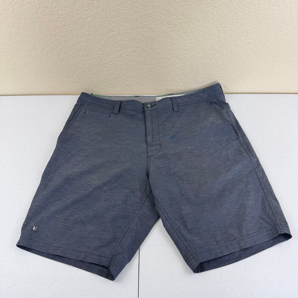 Linksoul Shorts Mens Size 34 Gray Performance Hybrid Golf Active Outdoors